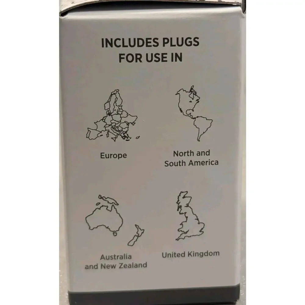 Conair TRAVEL SMART Adapter Plug Set of 4 Brand New